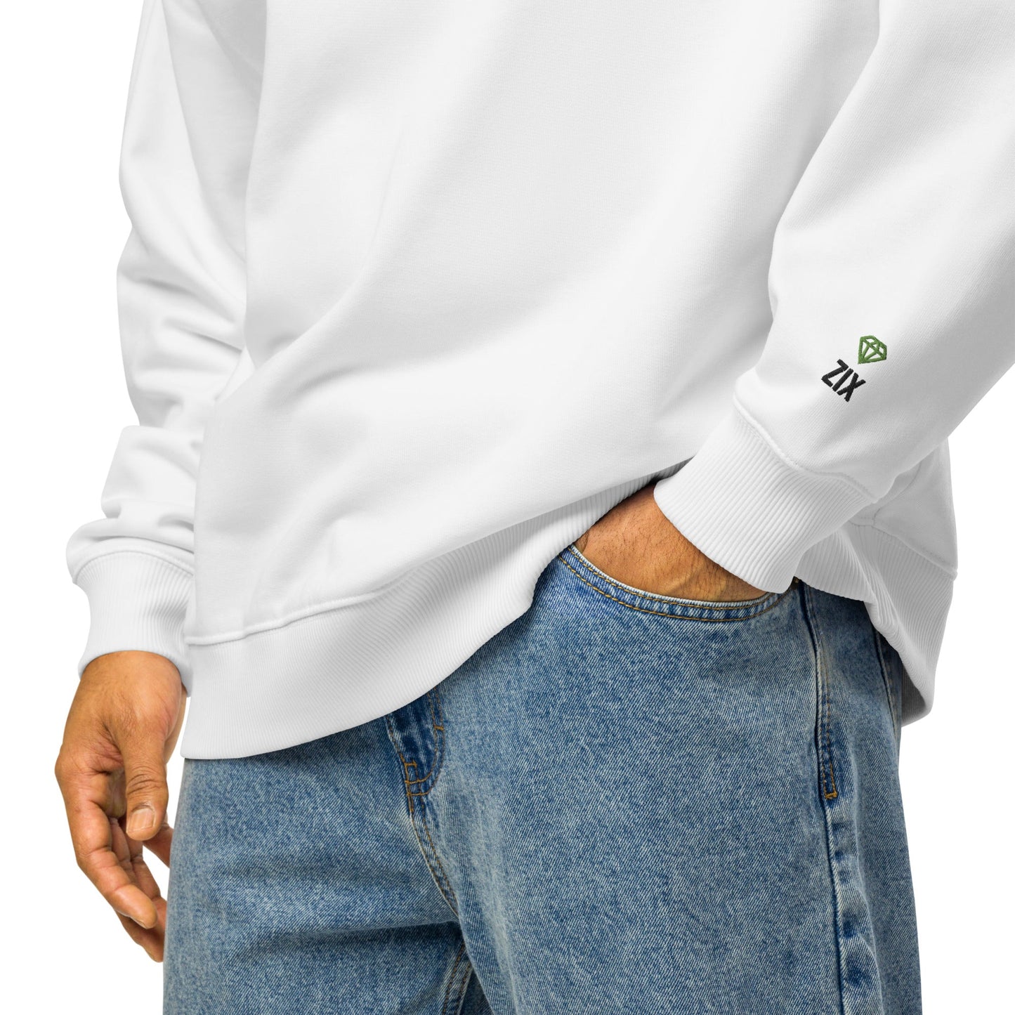 Unisex organic oversized sweatshirt - ZIX Wear