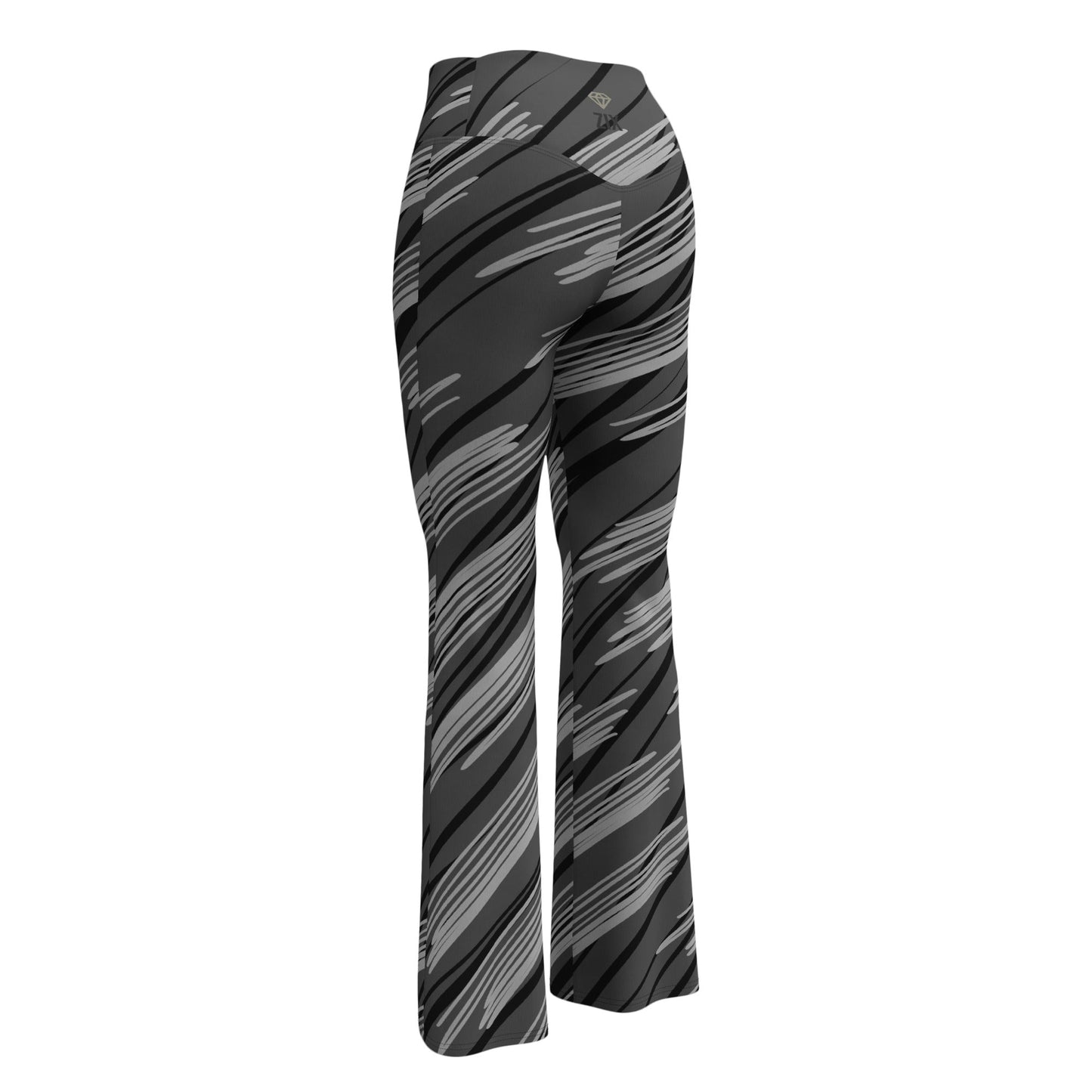 ZIX Wear Dames Flare Legging - Trendy Wijde Sportlegging voor Dames - ZIX Wear