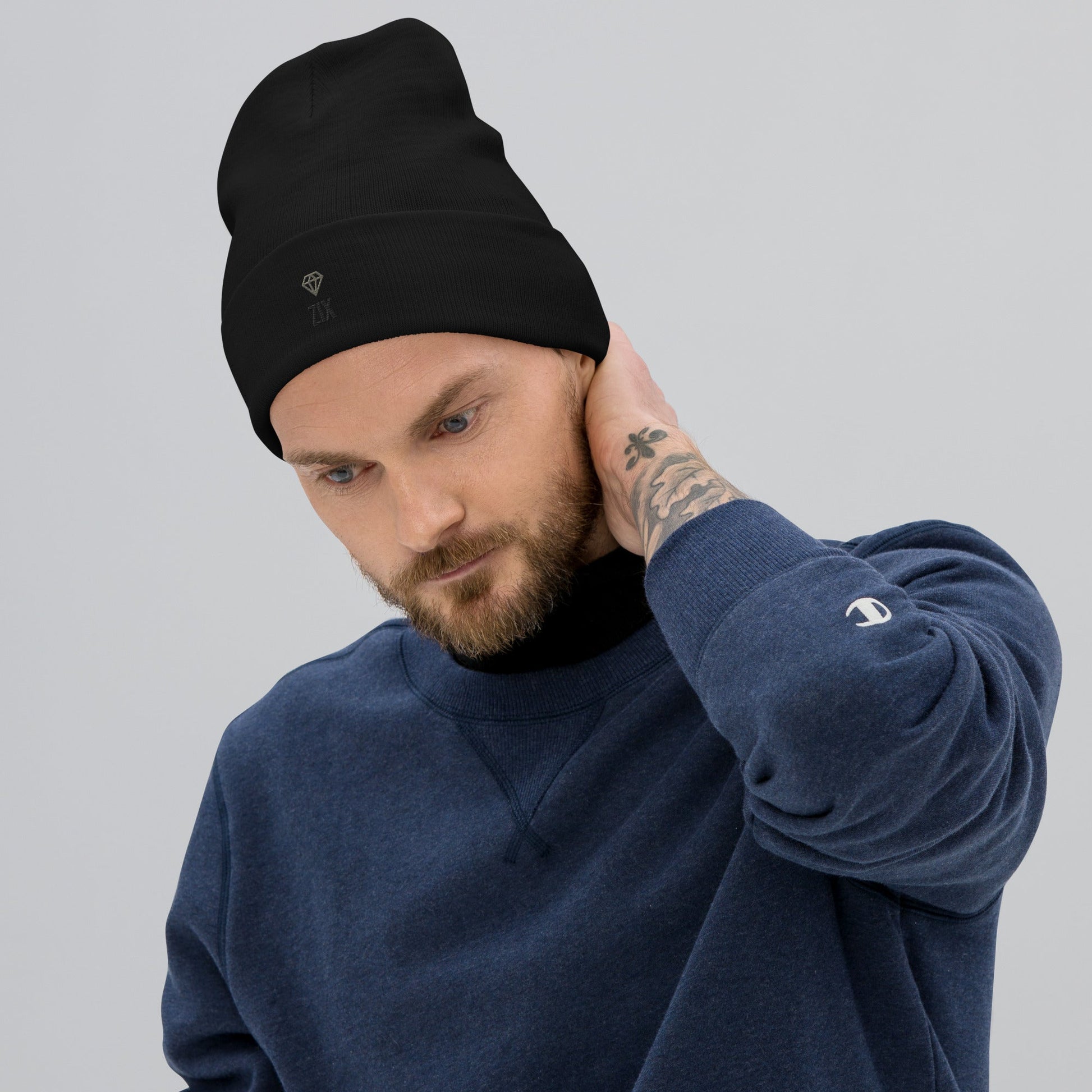 ZIX Geborduurde Beanie - ZIX Wear Official