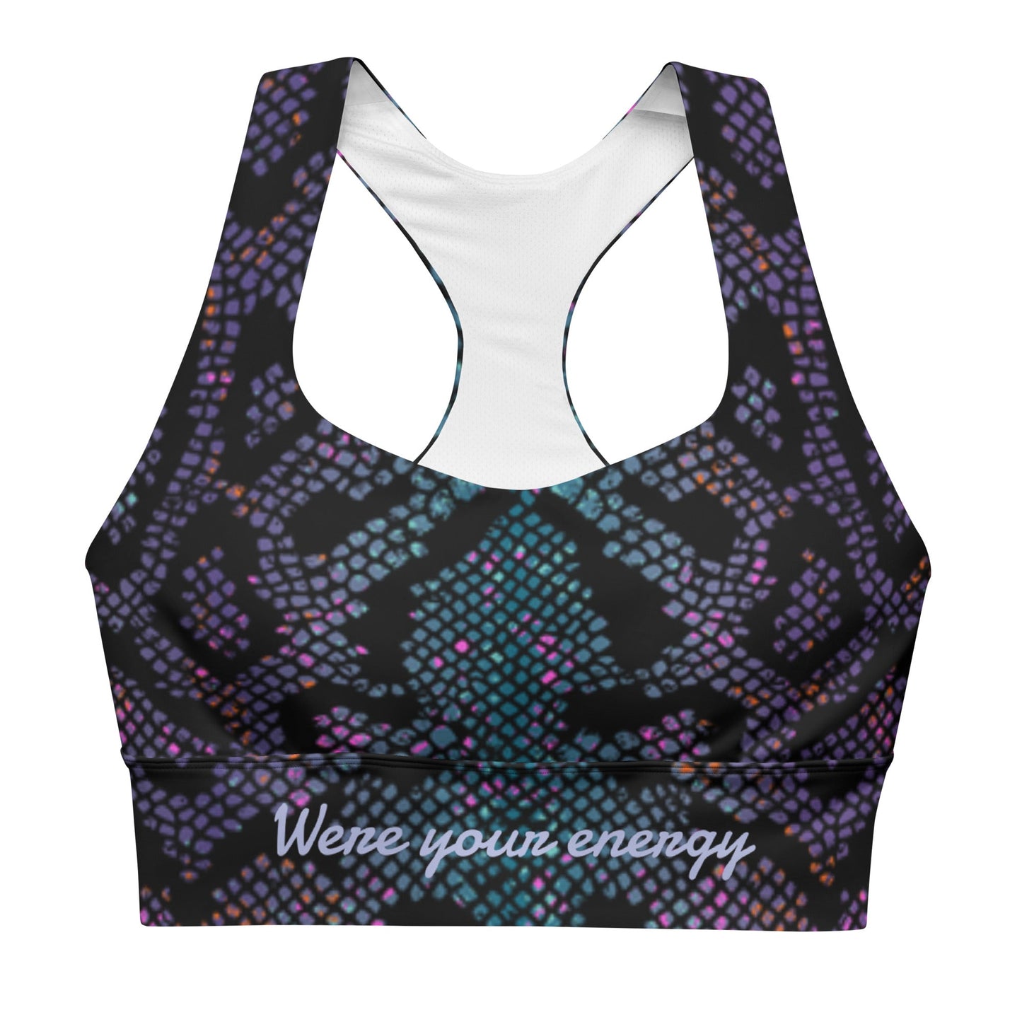 ZIX Wear Dames Longline Sport - BH Zwart Meerkleurig - Premium Sportbeha - ZIX Wear