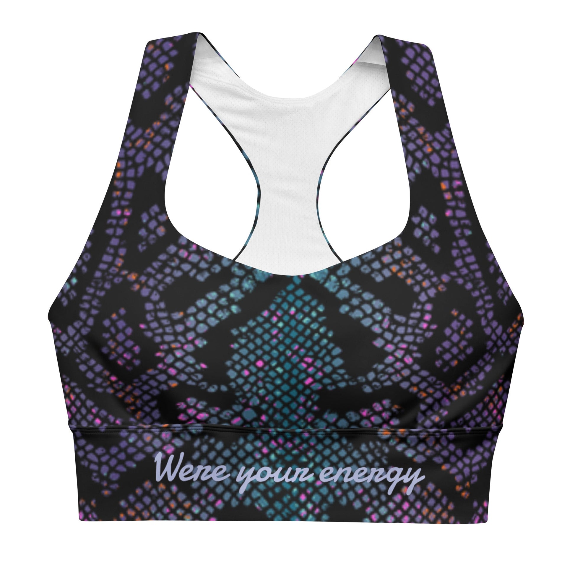 ZIX Wear Dames Longline Sport - BH Zwart Meerkleurig - Premium Sportbeha - ZIX Wear