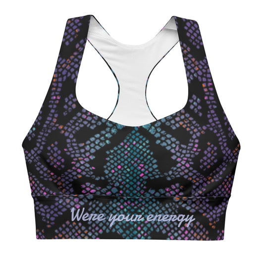 ZIX Wear Dames Longline Sport - BH Zwart Meerkleurig - Premium Sportbeha - ZIX Wear