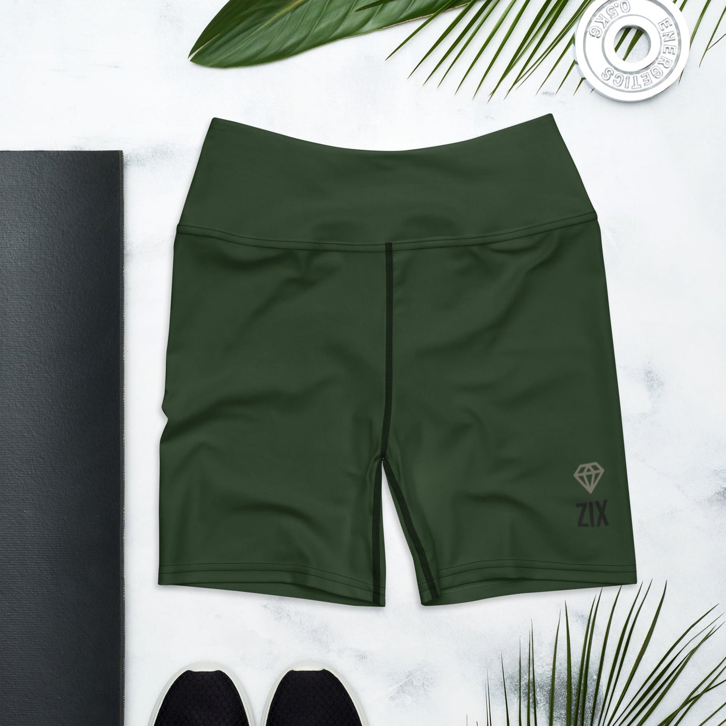 ZIX Wear Dames Yogashort Groen - Premium Sportbroek - ZIX Wear