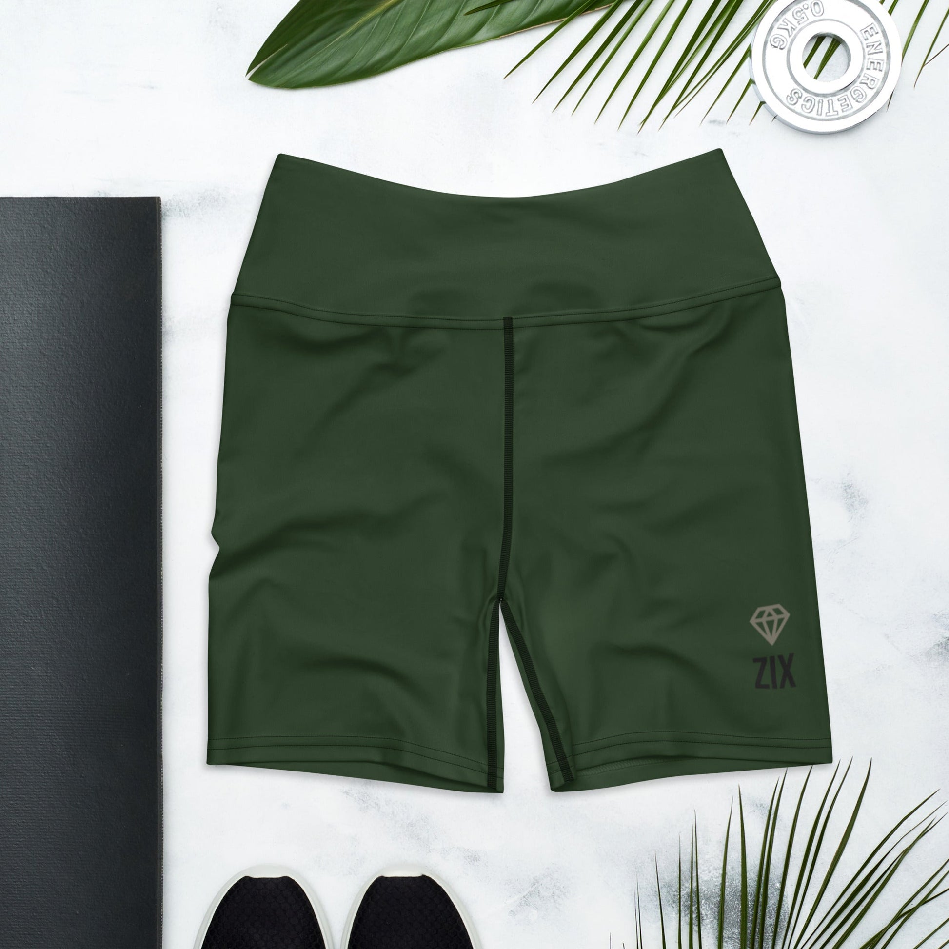 ZIX Wear Dames Yogashort Groen - Premium Sportbroek - ZIX Wear
