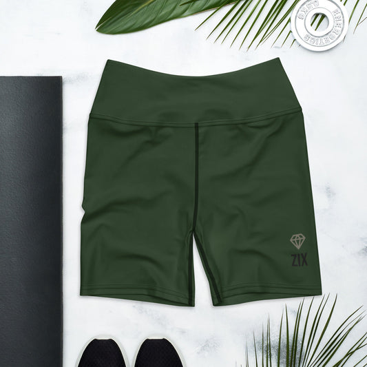 ZIX Wear Dames Yogashort Groen - Premium Sportbroek - ZIX Wear
