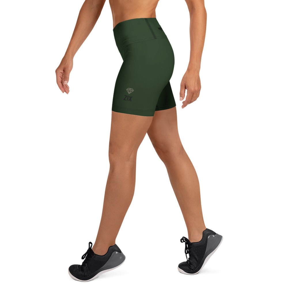 ZIX Wear Dames Yogashort Groen - Premium Sportbroek - ZIX Wear