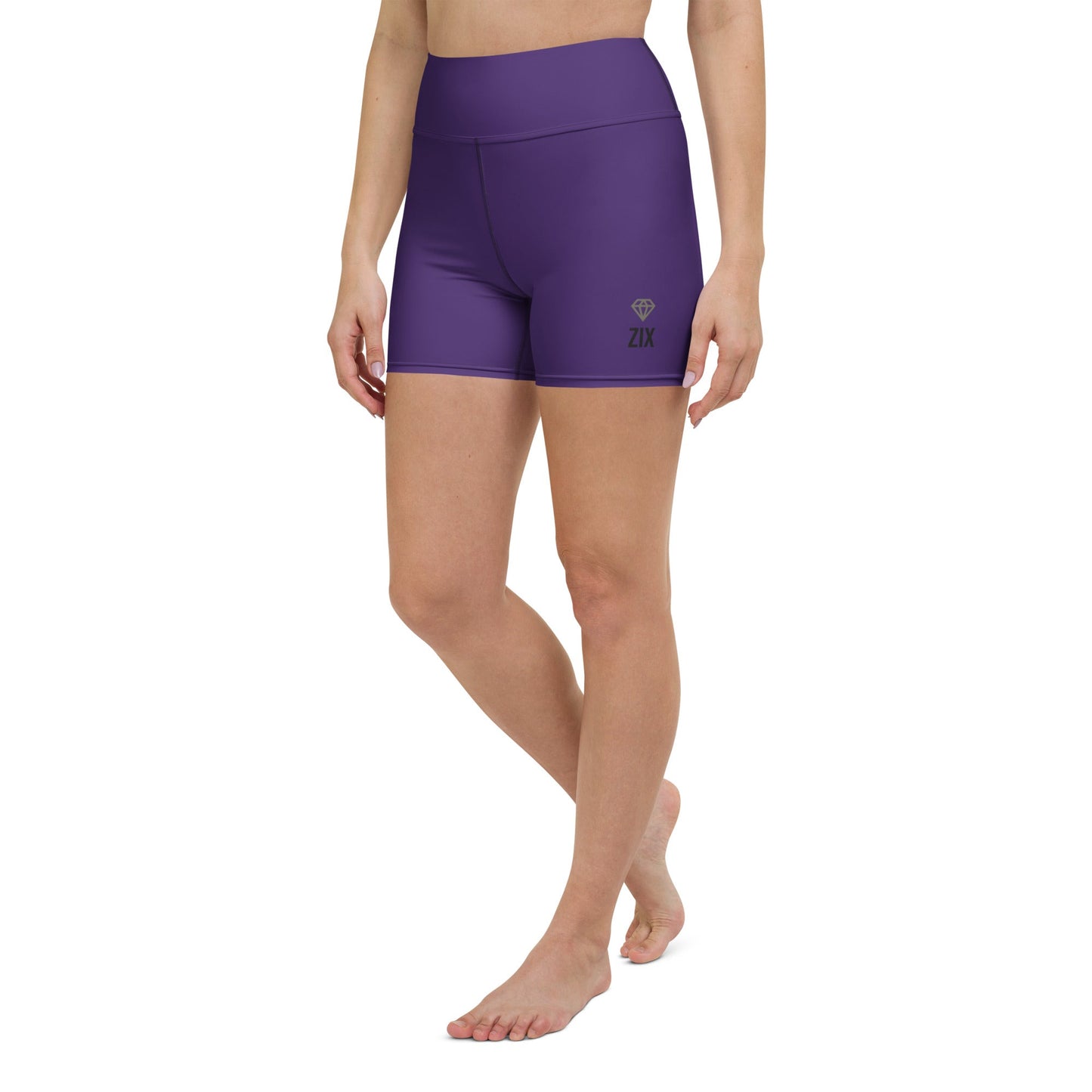 ZIX Wear Dames Yogashort Paars - Premium Sportbroek - ZIX Wear