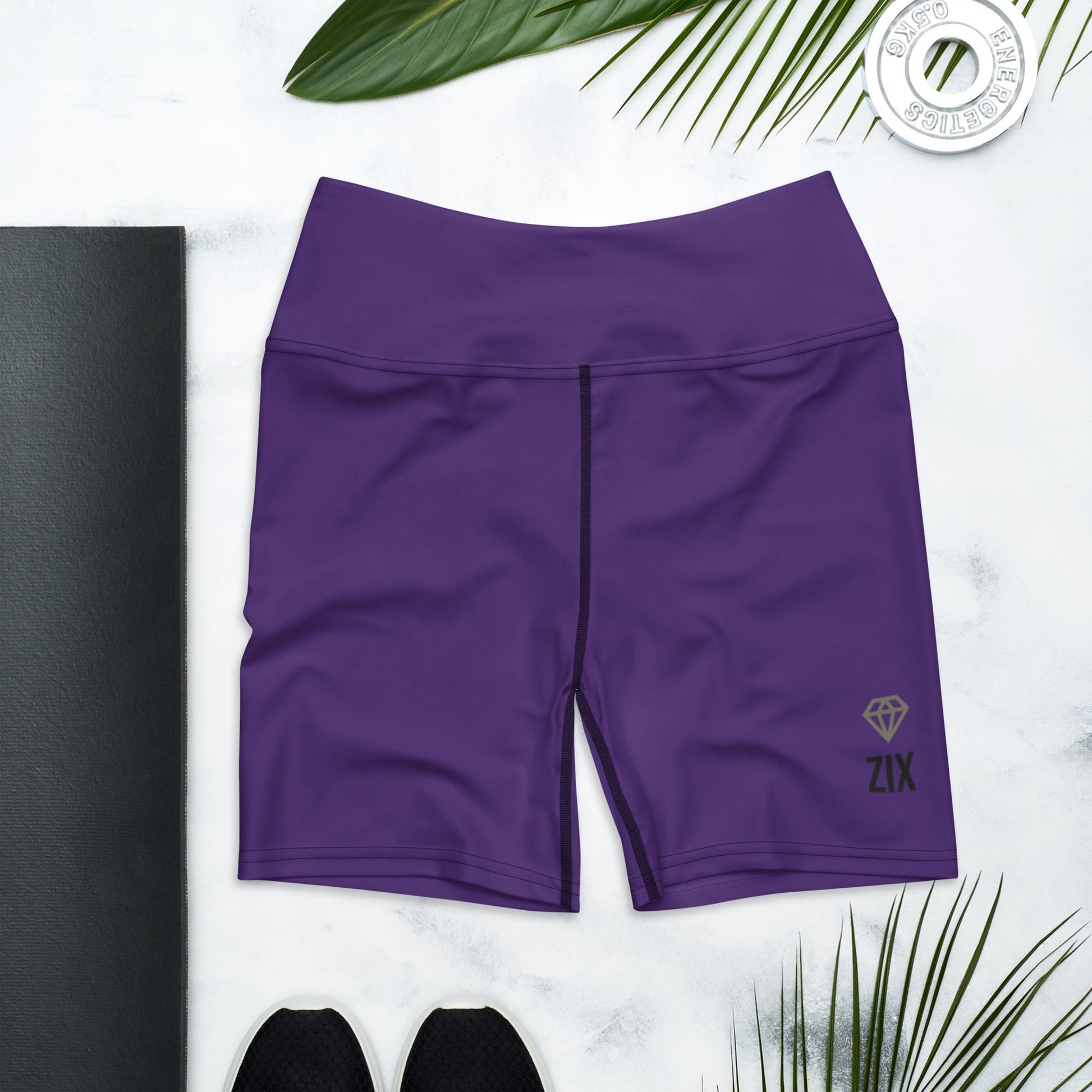 ZIX Wear Dames Yogashort Paars - Premium Sportbroek - ZIX Wear