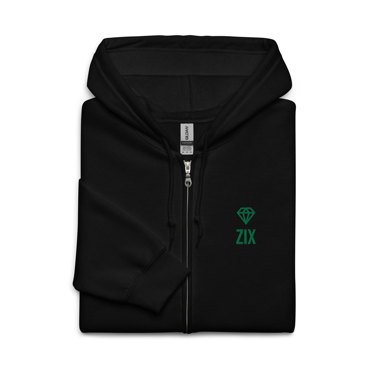 ZIX Wear Heren Heavy Blend Zip Hoodie - Comfortabele Vest - ZIX Wear