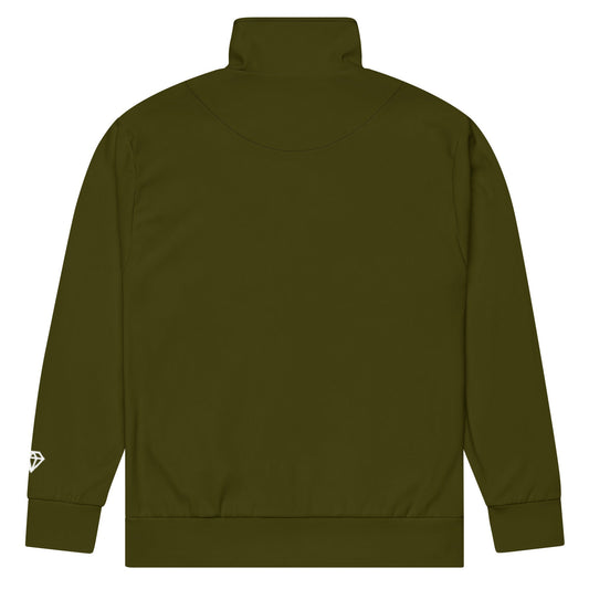 ZIX Wear Heren Track Jacket Groen - Recycled Fleece Sportvest - ZIX Wear